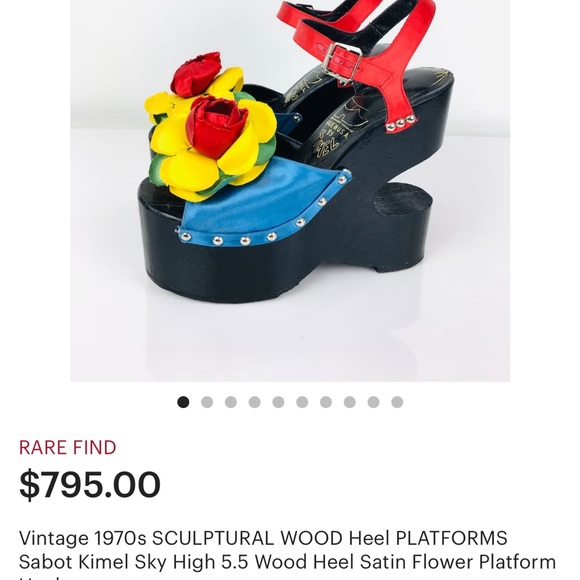 Vintage 70s Kimel Platform shoes - Picture 9 of 9